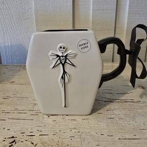  Rae Dunn Disney The Nightmare Before Christmas Jack Skellington Coffin Mug